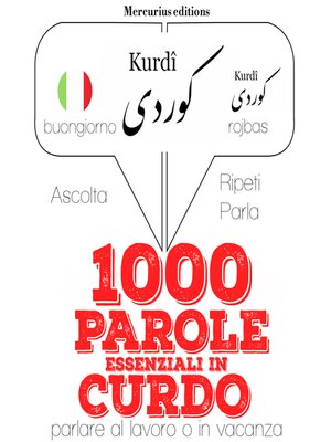 cover image of 1000 parole essenziali in Curdo
